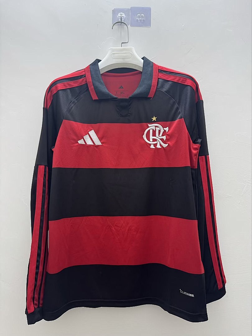 FLAMENGO 2026/27 HOME LONG SLEEVE JERSEY - Red/Black