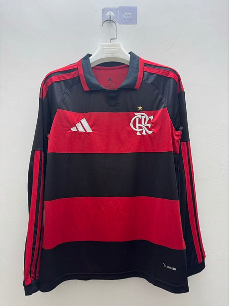 FLAMENGO 2026/27 HEIMTRIKOT LANGARM - Rot/Schwarz