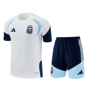 ARGENTINA 2026/27 TRAINING KIT SHIRT + SHORT - White - front