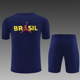 BRAZIL 2026/27 TRAINING KIT SHIRT + SHORT - Navy - back