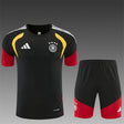 GERMANY 2026/27 TRAINING KIT SHIRT + SHORT - Black - front