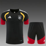 GERMANY 2026/27 TRAINING KIT SHIRT + SHORT - Black - front