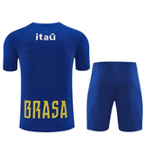 BRAZIL 2026/27 TRAINING KIT SHIRT + SHORT - Blue - back
