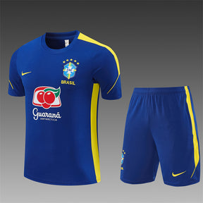 BRAZIL 2026/27 TRAINING KIT SHIRT + SHORT - Blue - front