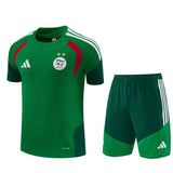 ALGERIA 2026/27 TRAINING KIT SHIRT + SHORT - Green - front
