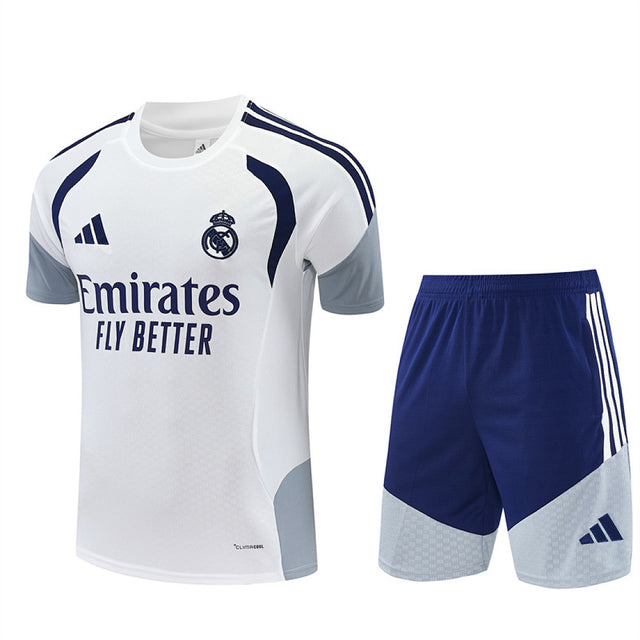 REAL MADRID 2026/27 TRAINING KIT SHIRT + SHORT - White - front