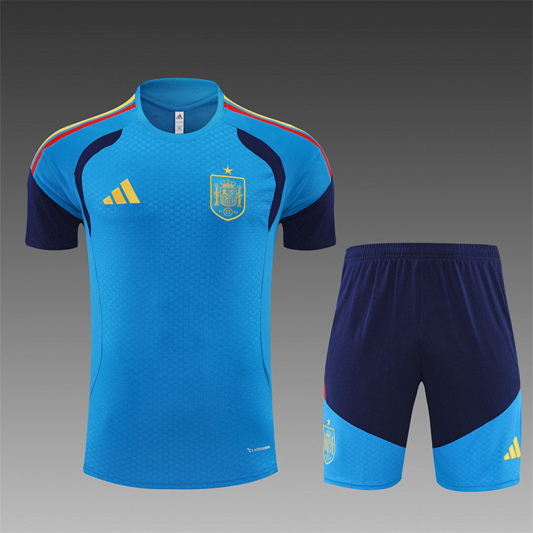SPAIN 2026/27 TRAINING KIT SHIRT + SHORT - Sky Blue - front
