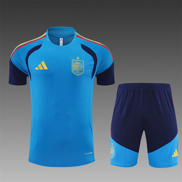 SPAIN 2026/27 TRAINING KIT SHIRT + SHORT - Sky Blue - front