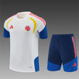 COLOMBIA 2026/27 TRAINING KIT SHIRT + SHORT - White - front