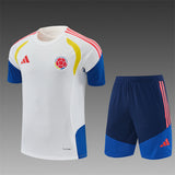 COLOMBIA 2026/27 TRAINING KIT SHIRT + SHORT - White - front
