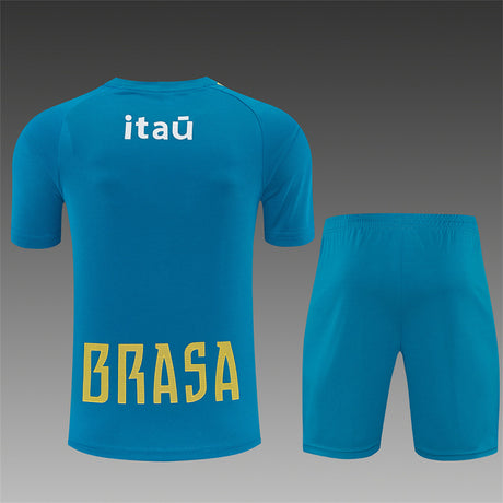 BRASILE 2026/27 COMPLETO ALLENAMENTO MAGLIA + PANTALONCINI - Azzurro