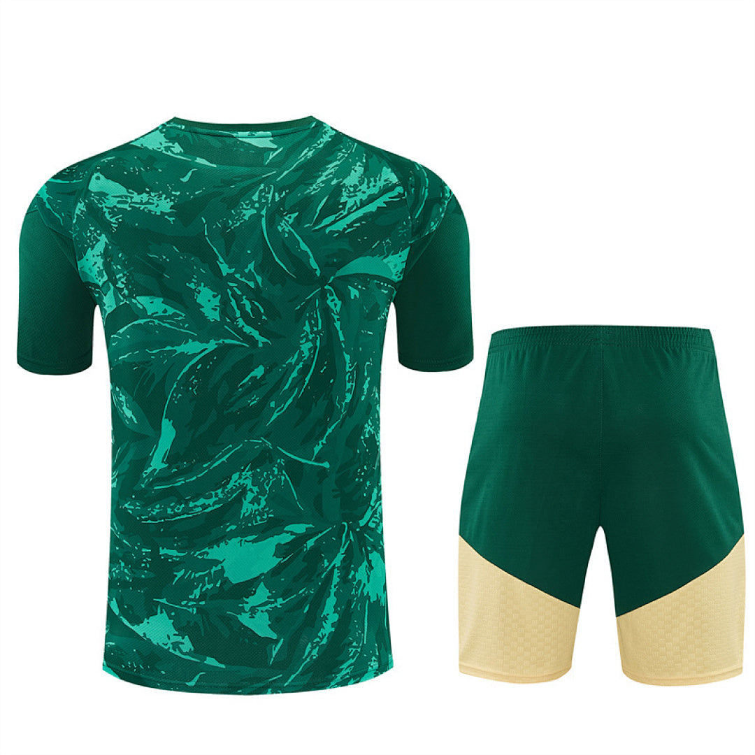 REAL MADRID 2026/27 TRAINING KIT SHIRT + SHORT - Green Camo - back