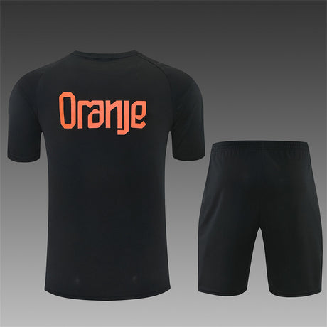 NETHERLANDS 2026/27 TRAINING KIT SHIRT + SHORT - Black