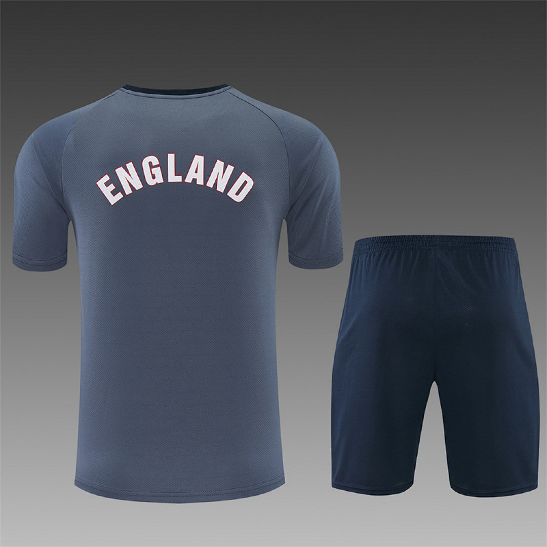 ENGLAND 2026/27 TRAINING KIT SHIRT + SHORT - Grey - back