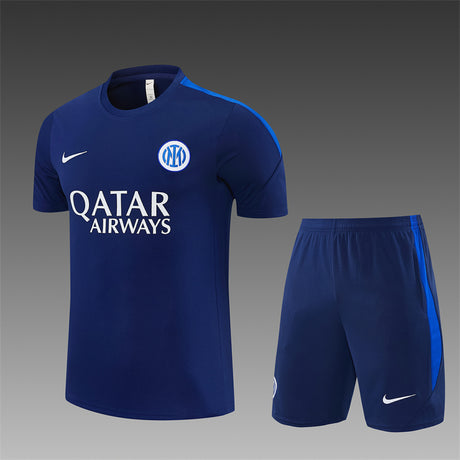 INTER 2026/27 ENSEMBLE D'ENTRAÎNEMENT MAILLOT + SHORT - Bleu Marine