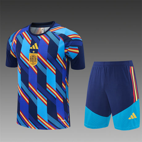 SPAIN 2026/27 TRAINING KIT SHIRT + SHORT - Navy Camo