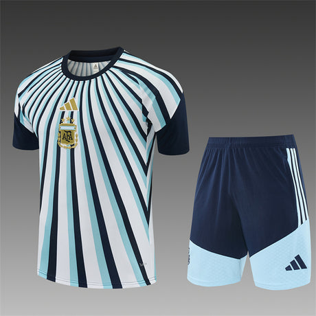 ARGENTINA 2026/27 TRAINING KIT SHIRT + SHORT - Blue/White Camo
