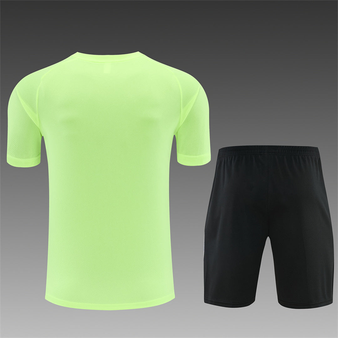 ATLETICO MADRID 2026/27 TRAINING KIT SHIRT + SHORT - Neon Green - back