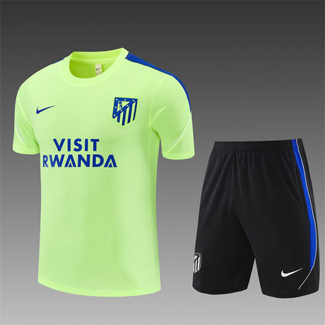 ATLETICO MADRID 2026/27 TRÆNINGSSÆT TRØJE + SHORTS - Neongrøn