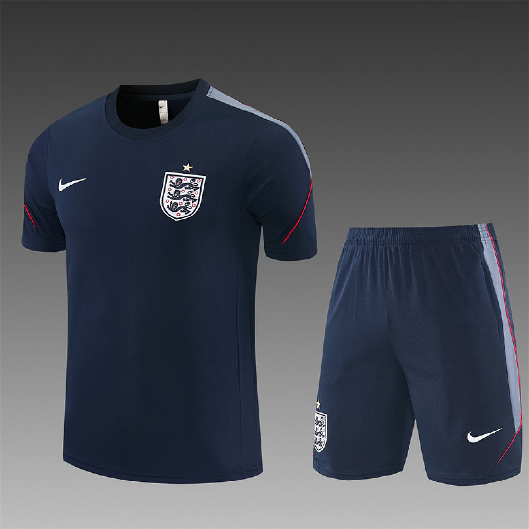ENGLAND 2026/27 TRAINING KIT SHIRT + SHORT - Navy - front