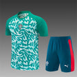 PORTUGAL 2026/27 TRAINING KIT SHIRT + SHORT - Green/White Camo - front