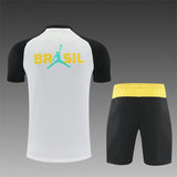 BRAZIL 2026/27 TRAINING KIT SHIRT + SHORT - White - back