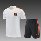 NETHERLANDS 2026/27 TRAINING KIT SHIRT + SHORT - White - front