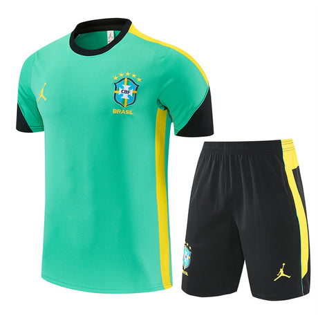 BRASILE 2026/27 COMPLETO ALLENAMENTO MAGLIA + PANTALONCINI - Verde Chiaro