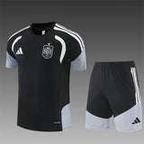 SPAIN 2026/27 TRAINING KIT SHIRT + SHORT - Black - front