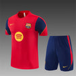 BARCELONA 2026/27 TRAINING KIT SHIRT + SHORT - Red - front