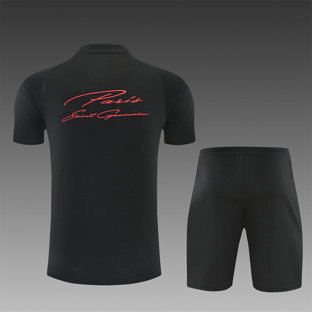 PARIS SAINT GERMAIN 2026/27 TRAINING KIT SHIRT + SHORT - Black - back