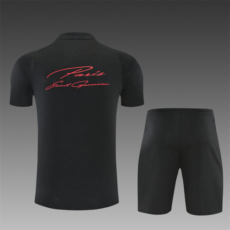 PARIS SAINT GERMAIN 2026/27 COMPLETO ALLENAMENTO MAGLIA + PANTALONCINI - Nero