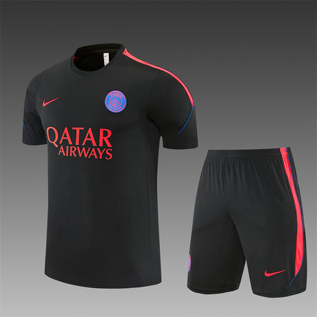 PARIS SAINT GERMAIN 2026/27 COMPLETO ALLENAMENTO MAGLIA + PANTALONCINI - Nero
