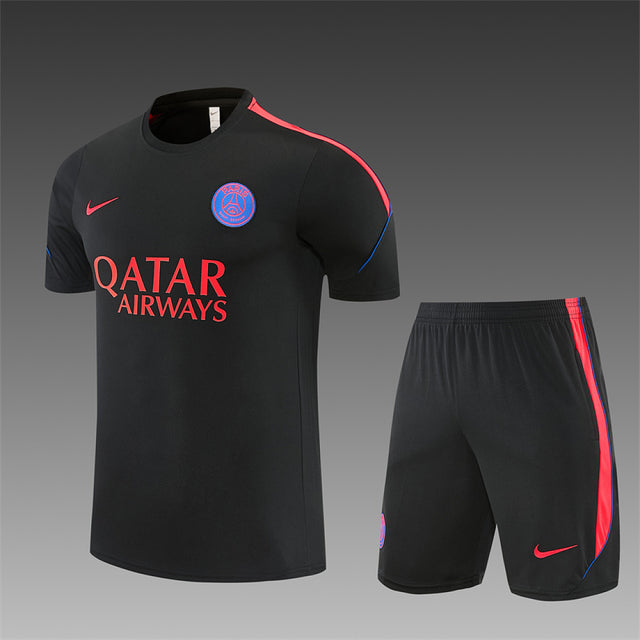 PARIS SAINT GERMAIN 2026/27 TRAINING KIT SHIRT + SHORT - Black - front