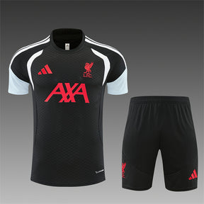 LIVERPOOL 2026/27 TRAINING KIT SHIRT + SHORT - Black - front