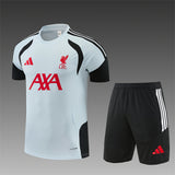 LIVERPOOL 2026/27 TRAINING KIT SHIRT + SHORT - Light Grey - front