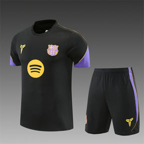 BARCELONA 2026/27 TRAINING KIT SHIRT + SHORT - Black - front