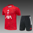 LIVERPOOL 2026/27 TRAINING KIT SHIRT + SHORT - Red Camo - front