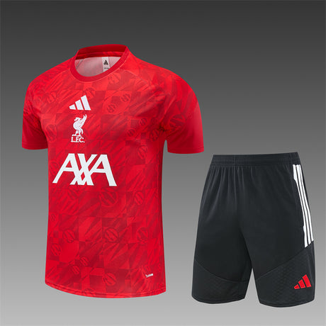 LIVERPOOL 2026/27 TRAINING KIT SHIRT + SHORT - Red Camo