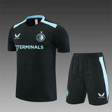 FEYENOORD 2026/27 TRAINING KIT SHIRT + SHORT - Black - front