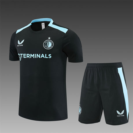 FEYENOORD 2026/27 TRAINING KIT SHIRT + SHORT - Black