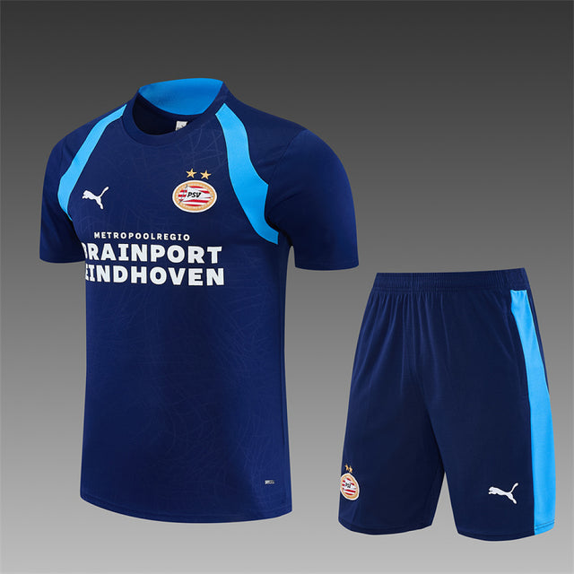 PSV EINDHOVEN 2026/27 TRAINING KIT SHIRT + SHORT - Navy - front