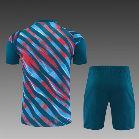 ARSENAL 2026/27 TRAINING KIT SHIRT + SHORT - Red/Blue Camo