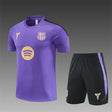 BARCELONA 2026/27 TRAINING KIT SHIRT + SHORT - Purple - front
