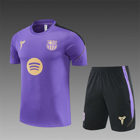 BARCELONA 2026/27 TRAINING KIT SHIRT + SHORT - Purple - front
