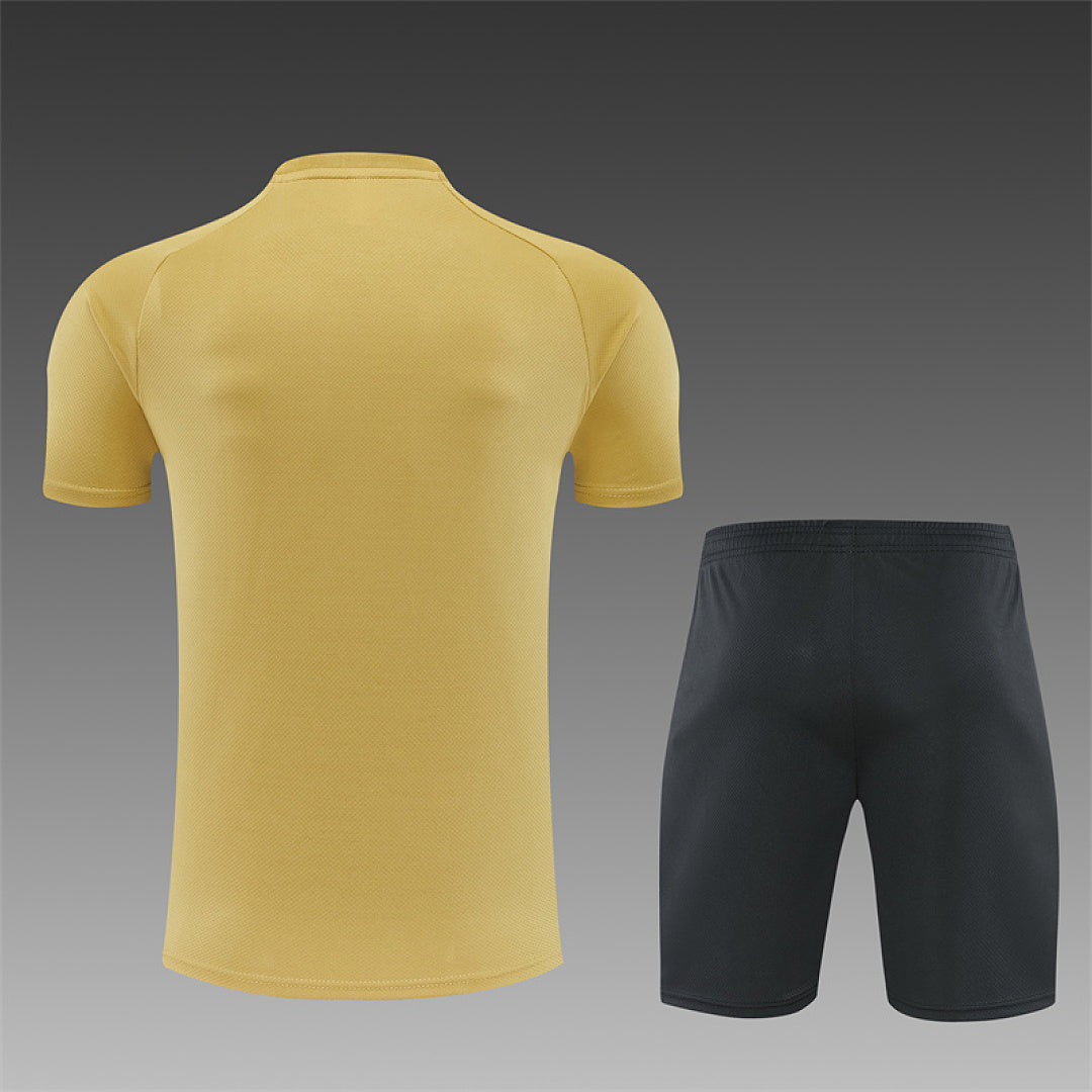 BARCELONA 2026/27 TRAINING KIT SHIRT + SHORT - Gold - back