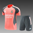 REAL MADRID 2026/27 TRAINING KIT SHIRT + SHORT - Coral - front