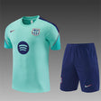 BARCELONA 2026/27 TRAINING KIT SHIRT + SHORT - Mint - front