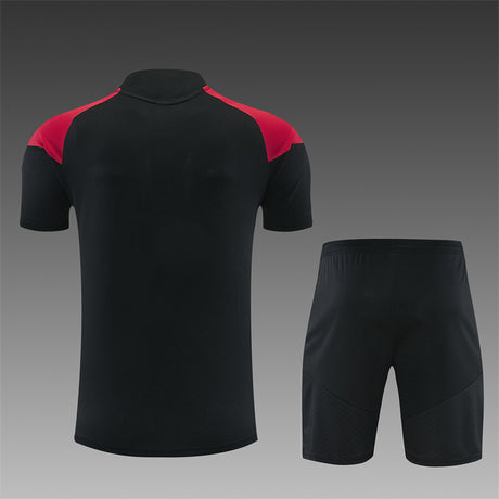 ARSENAL 2026/27 TRAINING KIT SHIRT + SHORT - Black/Burgundy