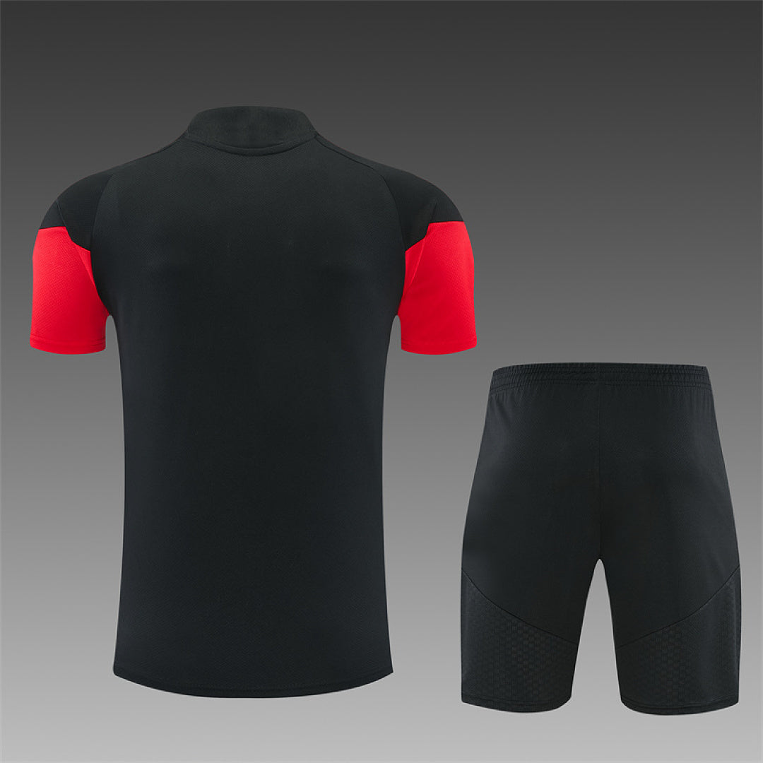 MANCHESTER UNITED 2026/27 TRAINING KIT SHIRT + SHORT - Black - back